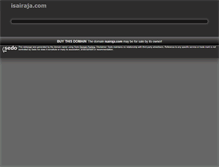 Tablet Screenshot of isairaja.com